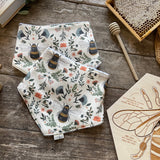 Lovebee Club Bees Dribble Bib Organic Child Baby Clothing