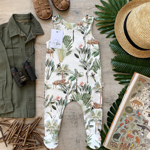 Rainforest footed Romper
