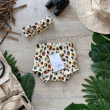 Lovebee Club Leopard Bloomer Organic Child Baby Clothing