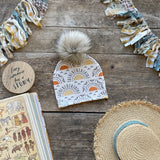 LoveBee Club Bohemian Sunshine Bobble Hat Baby Clothing Organic