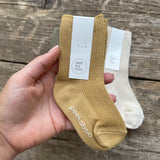 Cotton Rib ankle socks - 4 piece bee collection