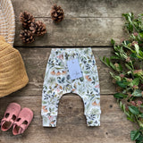 Lovebee Hedgerow Floral Harem Legging Organic Children baby