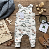 Lovebeeclub Rawrsome Romper Organic Child Baby Clothing