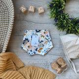 Lovebeeclub Mustard Floral Shorts Organic Child Baby Clothing