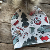 Christmas Samples 2-4 years | Bobble Hat | STOCK