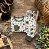 Sunflower Bee Long BeeJamas