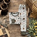 Sunflower Bee Long BeeJamas