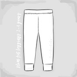 Safari Storybook Slim Leggings