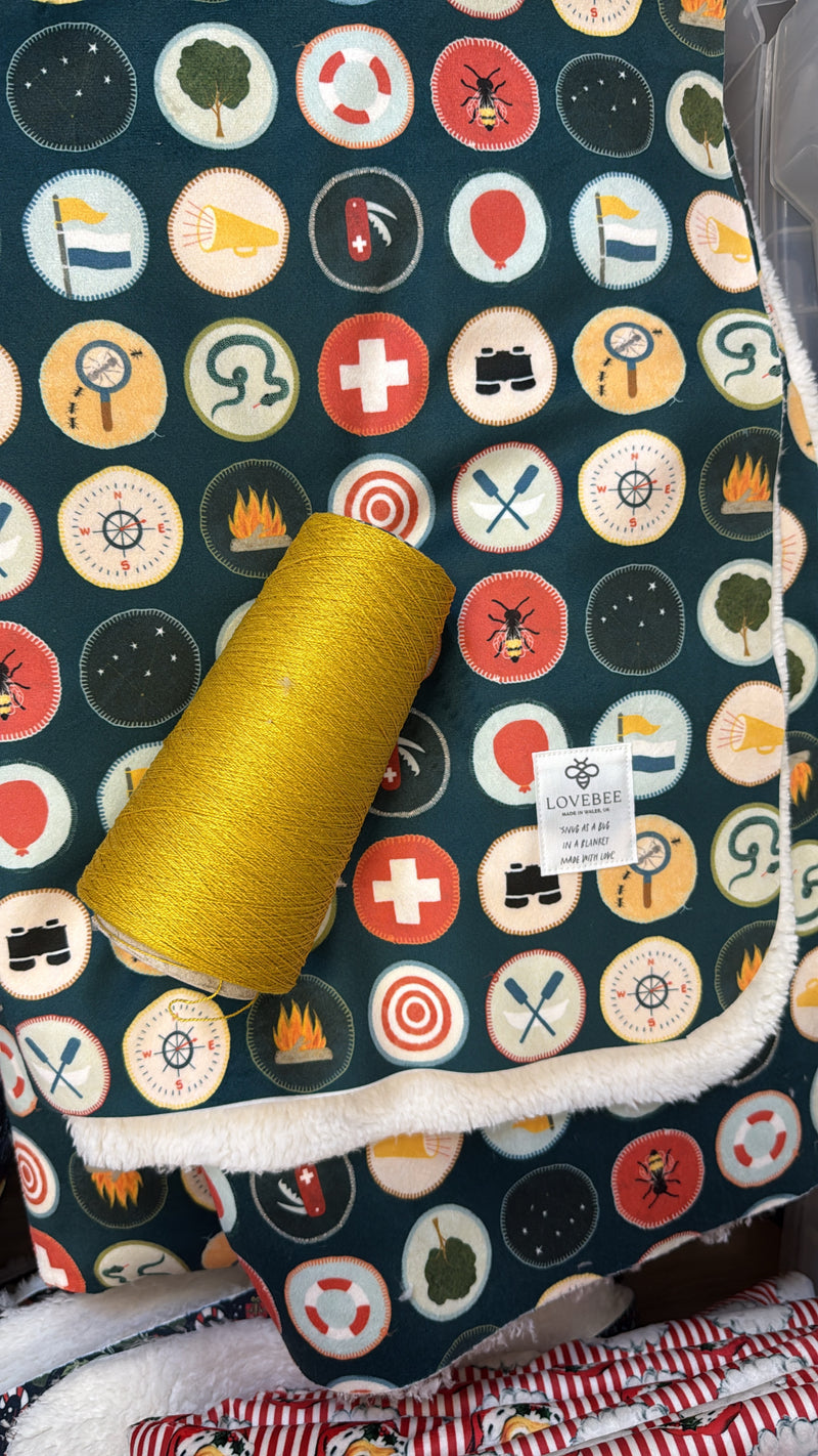 Wilderness Badge (Night) Teddy Blanket