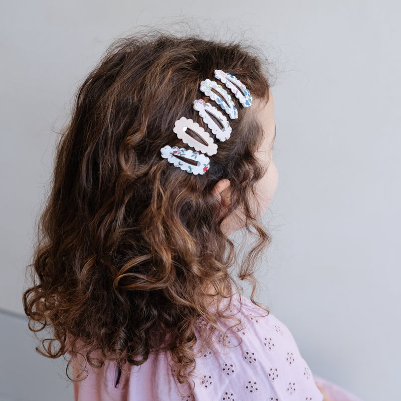 Scalloped Floral Mini Clic Clacs