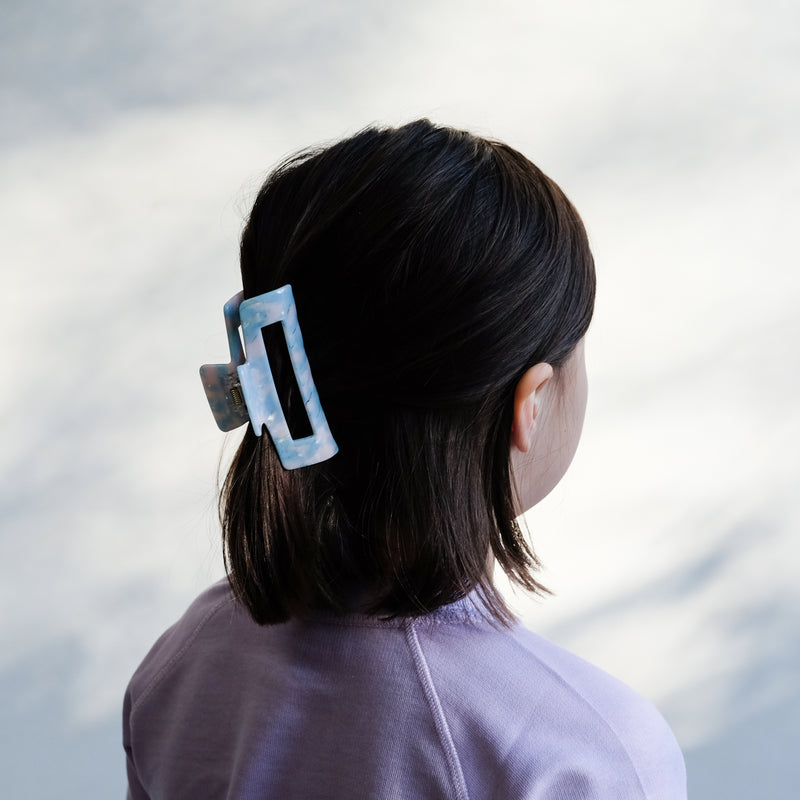 Large Claw Clip Blue