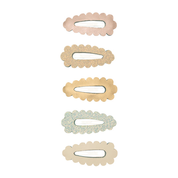 Scallop Metalic Mini Clic Clacs