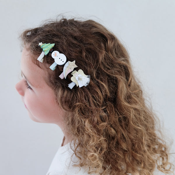 Angel Mini Clips Shimmer