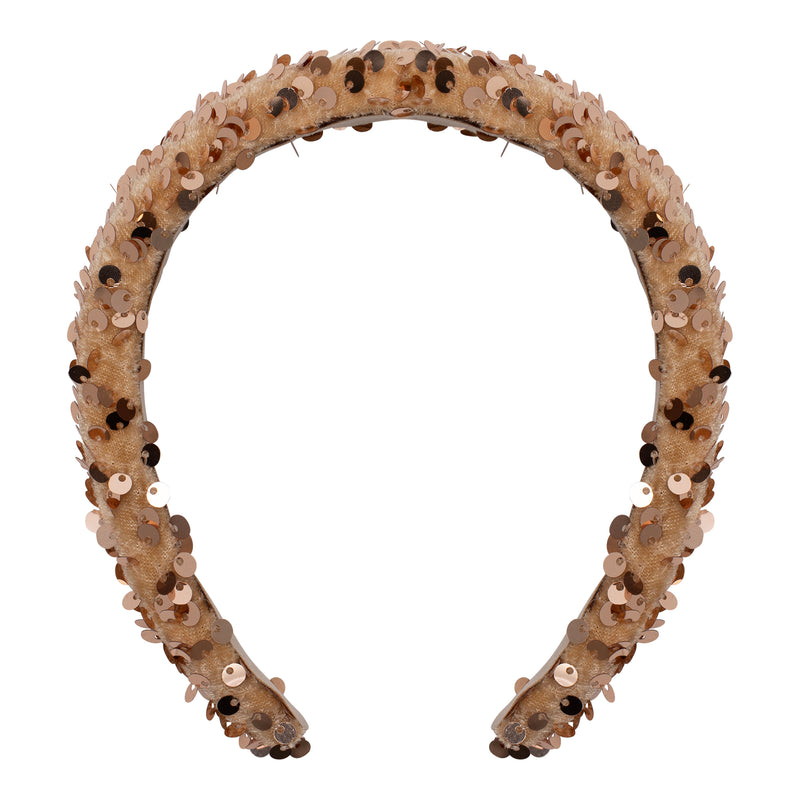 Sequin Alice Gold Headband