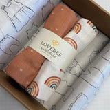 Half Size Swaddle Blanket | 2-Pack
