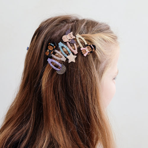 Halloween Cat Mini Hair Clips
