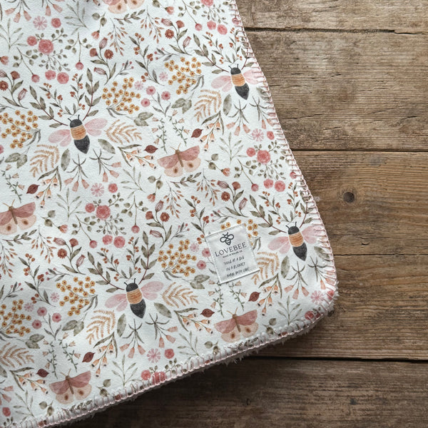 Honey Blooms Teddy Blanket