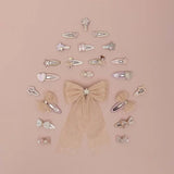 Large Tutu Bow Hair Clips