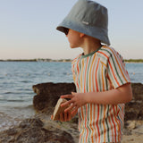 Wavy Stripes Short T-Shirt