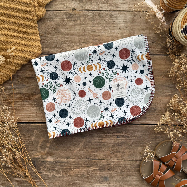 Cosmic Eco Fleece Pram Blanket
