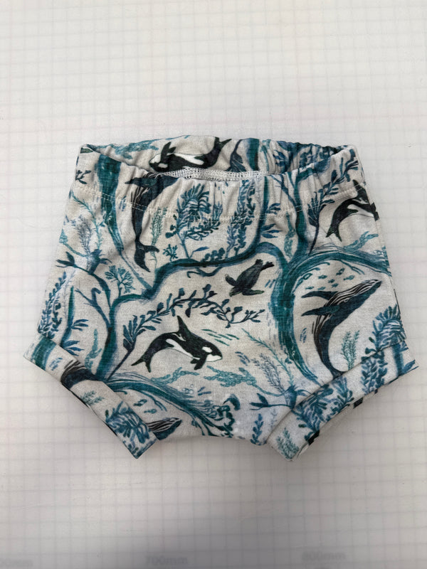 Whale Waves Shorts | Imperfect Print | Ready To Post