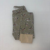 Olive Mallard Slim Leggings | Stock