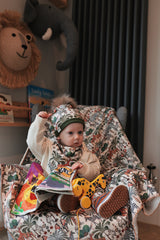 Safari Storybook Teddy Blanket