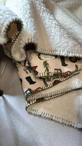 Katies Farm Teddy Blanket