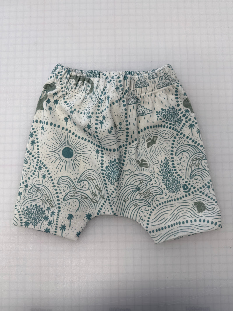 Beach Walk Harem Stitched Shorts | Ready To Post