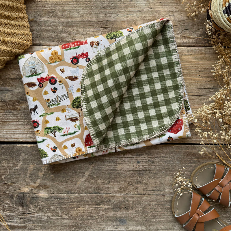 Barn Life Eco Fleece Pram Blanket