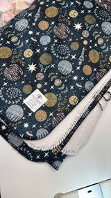 Cosmic Night Teddy Blanket