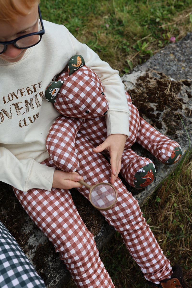 Cinnamon Check Slim Leggings