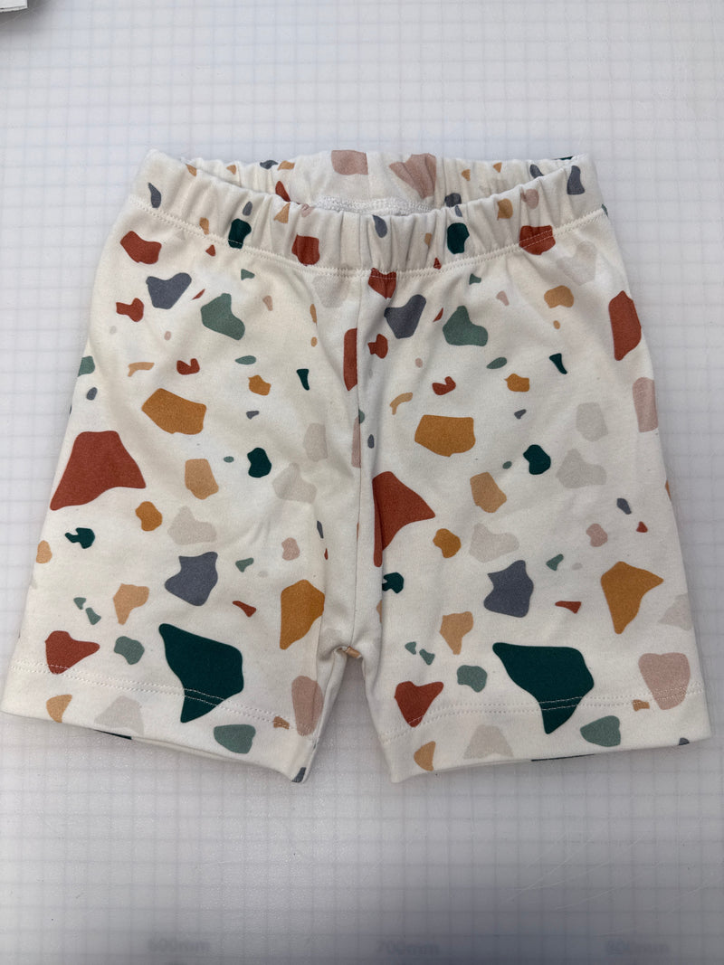 Terrazzo Slim Stitched Shorts | Ready To Post