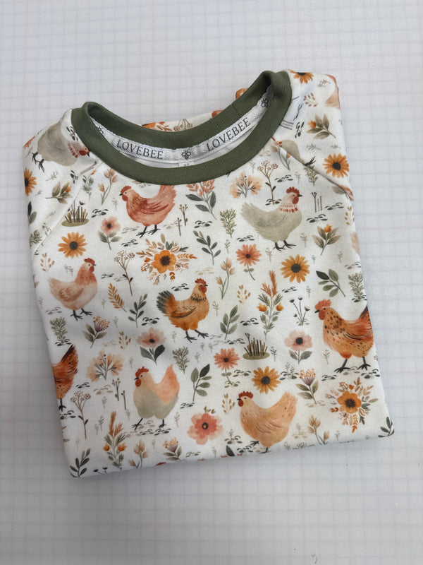 Chicken Meadow Short T-Shirt | Ready To Post