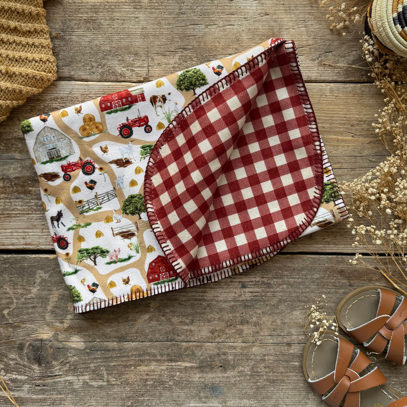 Barn Life Eco Fleece Pram Blanket