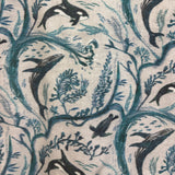 Whale Waves Footed Romper | Imperfect Print | Stock