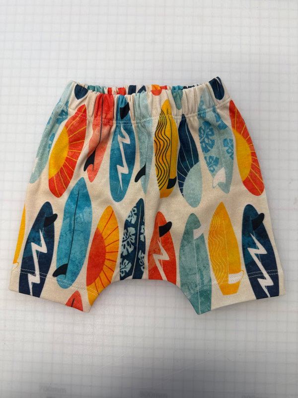 Surf Boards Harem Stitched Shorts | Ready To Post