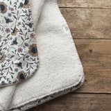 Sunflower Bee Teddy Blanket
