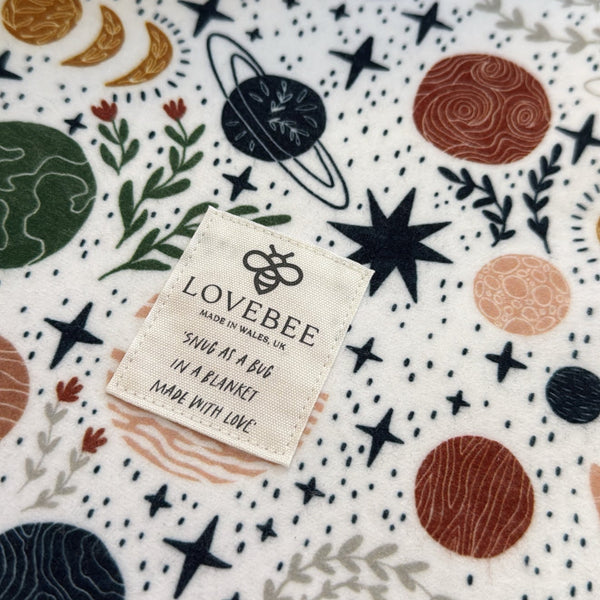 Cosmic Eco Fleece Pram Blanket