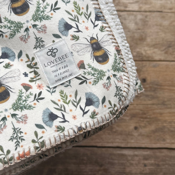 Bee and Botanicals Teddy Blanket