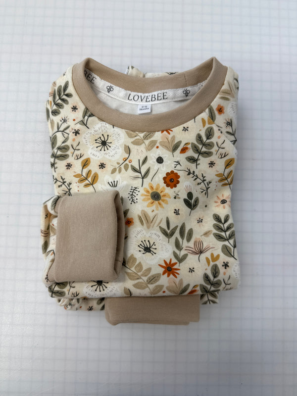 Sage Floral BeeJamas | Cosy Long | Ready To Post