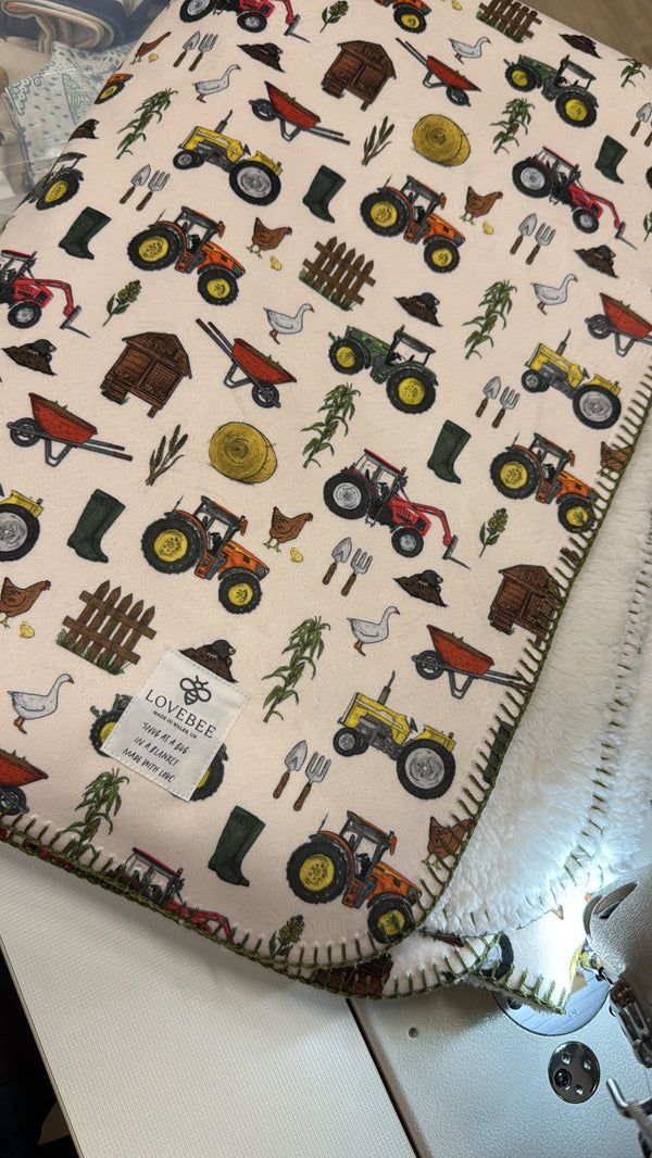 Katies Farm Teddy Blanket