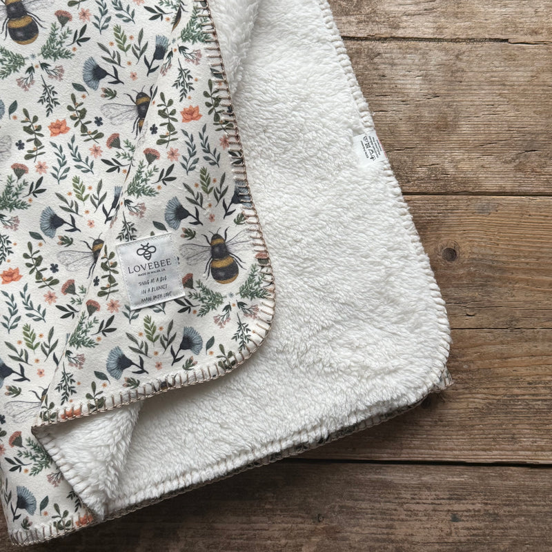 Bee and Botanicals Teddy Blanket