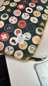 Wilderness Badge (Night) Teddy Blanket