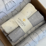 Half Size Swaddle Blanket | 2-Pack