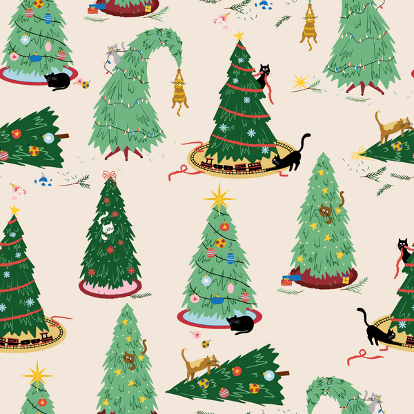 Purrfect Christmas Womens BeeJamas | Cosy Long