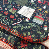 Christmas Night Teddy Blanket