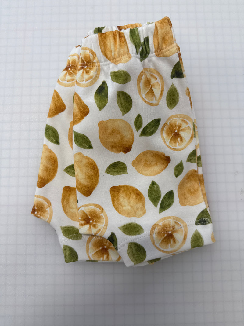 Lemony Lemons Stitched Shorts | Ready To Post