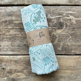 Beach Walk Organic Swaddle Blanket