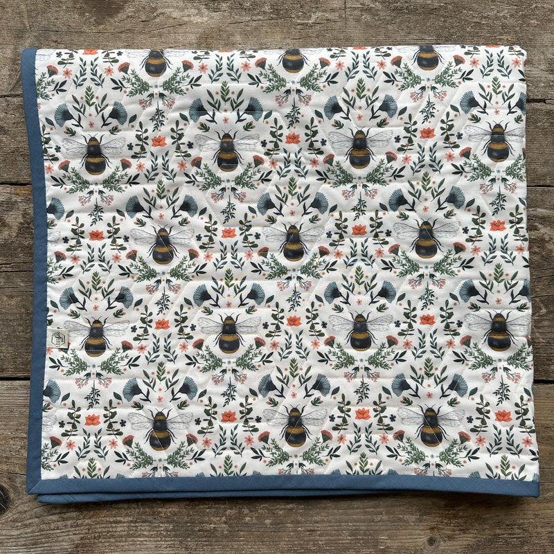 Bee And Botanicals Baby Quilt | Ready To Post